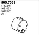 ASSO 505.7039 - FILTRU FUNINGINE-PARTICULE. SIST. DE ESAPAMENT - compatibil 1685172 - ASSO-505.7039 (ASSO5057039)