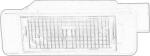 RENAULT 265109646R - Iluminare numar de circulatie - LAMPA NUMAR MEGAN IV - SCENIC IV - O. E. - compatibil Dacia. Renault - RENAULT-265109646R (RENAULT265109646R)