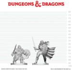 WizKids D&D Nolzur's Marvelous Miniatures - Dwarf Fighter & Orc Paladin (634482908877) Figurina