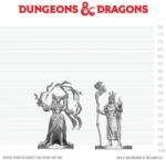 WizKids D&D Nolzur's Marvelous Miniatures - Human Druid & Elf Sorcerer (634482908860) Figurina