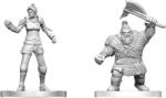 WizKids D&D Nolzur's Miniatures - Cultist of Bane & Dwarf Zhentilar Soldier (634482908914) Figurina