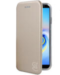 GEKKO Mobile Husa tip carte pentru Huawei Mate 20 Lite, Flip cu inchidere magnetica, buzunar card, functie stand, piele eco cu interior microfibra, Aurie (6423397448844)