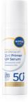 Nivea SUN Daily UV Serum baza pentru machiaj 2 in 1 SPF 50+ 30 ml