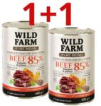 Wild Farm PURE MONO Beef Pumpkin and Quinoa 2x400 g - hrană monoproteică pentru câini