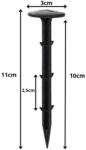  Ace pentru țesături agricole și nețesute agricole, 11 cm - 10 buc