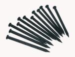 LAMELA Ac de plastic pentru margini 250 - 50 buc. - negru