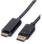 Roline Kábel DisplayPort 1.2 DP - HDMI 4K@60Hz, M/M, 2m, fekete (11.04.5786-10)