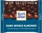 Ritter SPORT Sport csokoládé 100g mandulás étcsokoládé