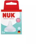 Nuk Tetine din silicon Perfect Match, mărimea XL, 6+ luni, 2 buc