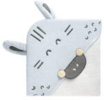 Kikkaboo Prosop cu glugă 90/90 cm, din bumbac, Stripy Friends 31104010070
