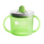 Tommee Tippee Pahar cu mânere First Cup 4+ 190 ml, verde TT. 0242