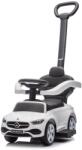 Chipolino Mașinuță de călărit cu mâner Mercedes C-Class albă ROCMB02501WH