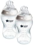 Tommee Tippee Biberon cu auto-sterilizare Natural Start 3 luni+ 340 ml 2 buc. TT. 0037