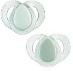 Tommee Tippee Suzete ortodontice Night Time (6-18 luni) 2 buc. verde TT. 0276