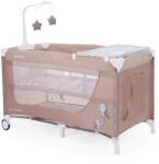 Kikkaboo Pătuț pentru bebeluși cu 2 niveluri Day&Night Beige Bird 31003010044