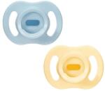 Tommee Tippee Suzetă ortodontică Ultra Light Stay Put 0-6 luni, 2 buc. , galben/albastru TT. 0299