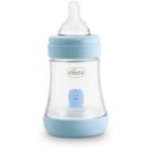 Chicco Biberon cu tetină din silicon Perfect 5 pentru băieți, 150 ml, 0259