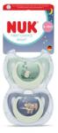 Nuk Suzetă din silicon First Choice 6-18 luni, 2 buc. , Night, Hipopotam/Koala