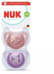 Nuk Suzetă din silicon First Choice 18+ luni, 2 buc. , Maimuță/Cangur