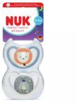 Nuk Suzetă din silicon Perfect Match 0-6 luni, 2 buc. , AIR Night, Leu