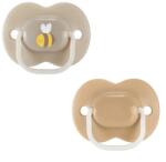 Tommee Tippee Suzetă ortodontică Anytime 18-36 luni, 2 buc. , maro/bej, Albine TT. 0283