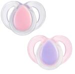 Tommee Tippee Suzete ortodontice Night Time (18-36 luni) 2 buc. roz TT. 0280