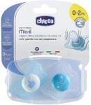 Chicco Suzetă din silicon Physio Micro Boy 0-2 luni, 2 buc. 0341