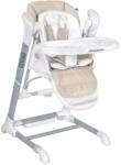 KikkaBoo Leagăn pentru bebeluși - scaun de masă 2 în 1 Fancy Beige 31005010033 Scaun de masa bebelusi, inaltator