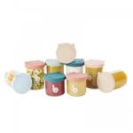 Babymoov Set de boluri de sticlă pentru mâncare ISY Bowls 6 buc. x 250 ml și 3 buc. x 120 ml