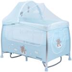 Kikkaboo Pătuț cu 2 niveluri Dreamy Bear Mint/Blue 31003010089