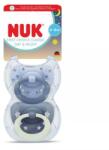 Nuk Suzetă din silicon First Choice 0-6 luni, 2 buc. , Day&Night, băiat