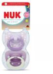 Nuk Suzetă din silicon First Choice 6-18 luni, 2 buc. , Day&Night, fetiță