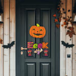  Halloween-i dekoráció - tök - akasztható - 45 x 23 cm (56581)
