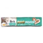 Brit Care Brit Care Cat Creamy Duo Mousse cu Peste Alb si Ton, 4x14 g