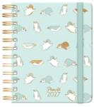 PLANALL Naptár, tervező, spirál, heti, 135x170 mm, PLANALL Penguin (TICPLNSHPE)