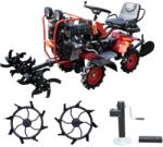 THOR Minitractor agricol articulat 4x4 diesel 17CP, 531cc, 3+1 viteze, 2 cutii de viteze, pornire electrica/manuala, latime lucru 1050mm cu freza, rarita, roti metalice, picior sprijin THOR (40TH477)