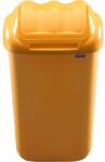Plafor Cos plastic cu capac batant, pentru reciclare selectiva, capacitate 50l, PLAFOR Fala - galben (PL-655-01) - forit Cos de gunoi