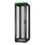 APC by Schneider Electric Easy Rack 600mm/42U/1000mm, tetővel, kerekekkel, lábakkal és 4 konzollal, oldalsó panelek nélkül, fekete (ER6200) (ER6200)