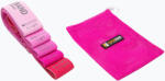 FORCEBAND Set de benzi de antrenament FORCEBAND Mini Band 5 szt. + E-BOOK pink