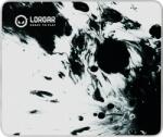LORGAR full print white and black design, bottom is black rubber with embossed LORGAR logo with double side edge stitching LRG-MPA14M (LRG-MPA14M)