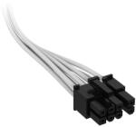 Corsair Premium Sleeved 6+2 tűs PCIe tápkábel Type-5 tápegységhez, fehér (CP-8920453)