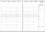 Exacompta SAD 29 Heti Naptárbetét 21x29, 7 cm - 2026 szeptember - 2027 december, 16 hónapos agenda újratöltő (290847E)