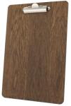 Chalkboards UK Fa Csipeszes Irattartó Clipboard - Sötét Tölgy - 240 x 340 mm