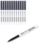 Amazon Basics Ultra Fine Point alkoholos marker, fekete, 12 db-os csomag