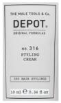 Depot Depot, 300 Hair Stylings No. 316, UV Filter, Hair Styling Cream, Medium Hold, 10 ml