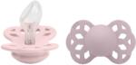 BIBS Infinity anatómiai szilikon cumi 2db - 2-es méret Változat: Blossom / Dusky Lilac