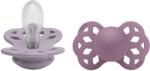 BIBS Infinity szimmetrikus szilikon cumi 2db - 2-es méret Változat: Fossil Grey / Mauve
