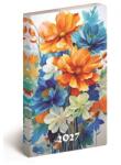 Realsystem Zsebnaptár 2027 heti álló 9x16, 5cm REAL Flexi 5811-89 akvarell