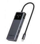UGREEN Docking Station 2x USB, Type-C, HDMI, 20W, 4K@60Hz, Display LED- Ugreen Uno 6in1 (75177) - Grey (KF2360840)