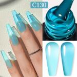 BORN PRETTY Pro UV/LED HEMA FREE gél lakk 15 ml - C130 - Jelly Mint Blue (59475-70)